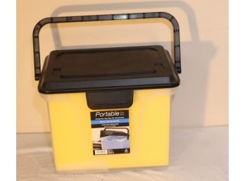 Portable Plastic File Box