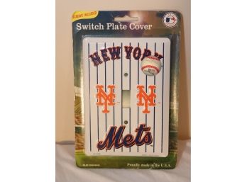 Vintage New In Package NY Mets Light Switch Plate Cover