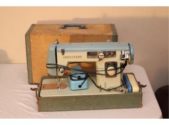 Vintage Blue Brother Model 1621 Portable Electric Sewing Machine