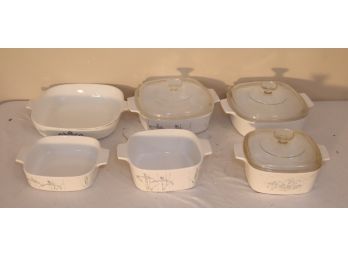 Corning Ware Casserole Dishes W/ Covers