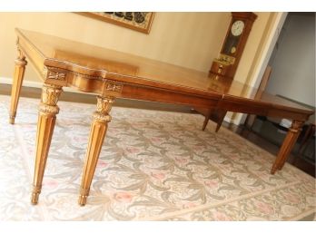 Gorgeous Expandable Ornate Dining Room Table  124'