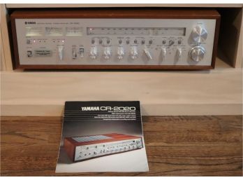 VINTAGE Yamaha CR 2020 Stereo Receiver  WORKS GREAT! With Manual