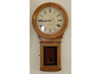 Vintage E. Howard & Co. Model No. 70-14 (14 Inch Dial) Wall Clock. 'School, Office Or Bank Clock.'
