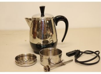 2-4 Cup Electric Percolator, Stainless Steel, FCP240