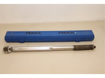 Westward 4DA97 Micrometer Torque Wrench, Foot-Pound, Newton-Meter, Drive Size 1/2 ' FREAK