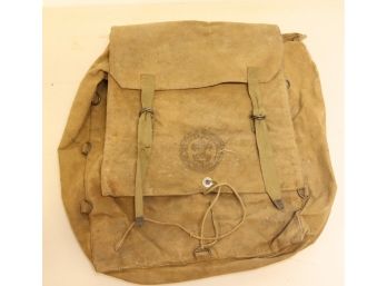 Vintage Canvas Boy Scout Back Pack BSA