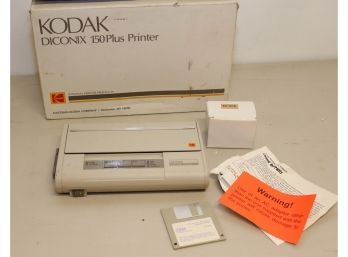 Vintage Kodak Diconix 150 Plus Printer With Box
