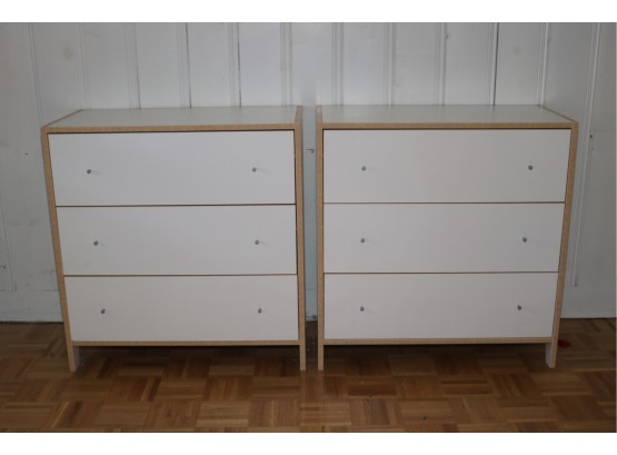 PAIR Of Formica Dressers