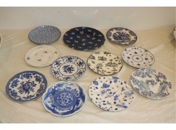 Lot Of 11 Vintage Decorative Plates