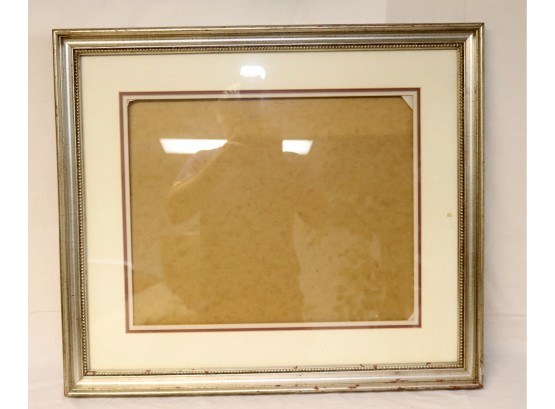 Empty Wooden Picture Frame With Glass 25x30