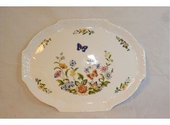 Vintage Ansley Cottage Garden Serving Plate Platter