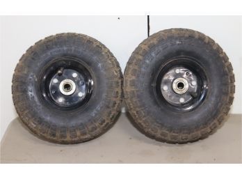 Pair Of 10' Pneumatic Tires
