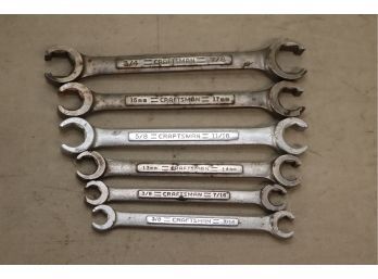 Set Of Craftsman Flare Nut Line Wrenches  (HT-18)