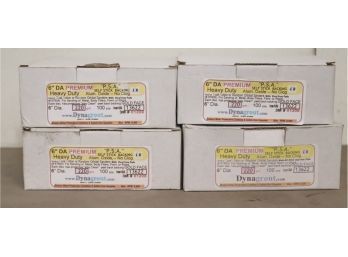 4 Boxes Of 6' DA Sanding Discs PREMIUM PSA Self Sticking Back 220 Grit Aluminum Oxide  Box Of 100  (DA7)