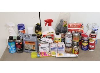 Cleaning & Lubrication Lot 2 Spray Paint Marine Tex WD-40 Fix-a-flat