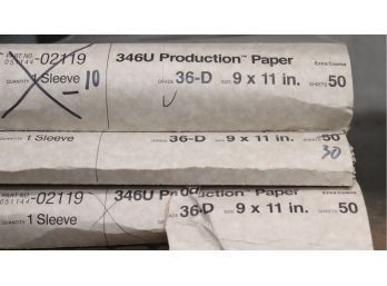 3M 02119 346U Production Sandpaper 9' X 11' 36D 120 Sheets (SP-19)