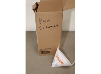 Partial Box Of Medium Mesh Cone Paint Strainers