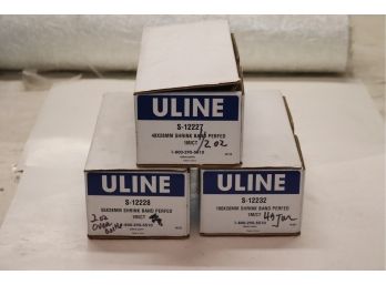 ULINE Shrink Wrap Bands For HAZMAT Shipping Of Hazardous Chemicals