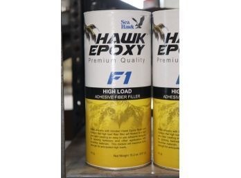 2 Sea  Hawk Epoxy F1 High Load Adhesive Fiber Filler 15.2oz Each