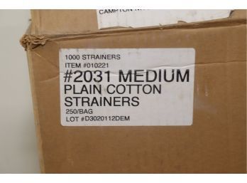 Case Of Plain Cotton PPG Paint Strainers