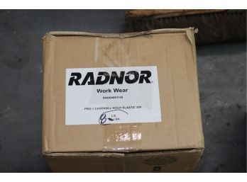 1 CASE OF 8 RADNOR Workwear Pro-1 Coveralls TYVEK SUITS  Size LARGE