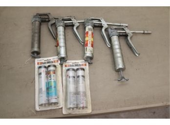 Grease Guns With New In Package Grease (HT-23)