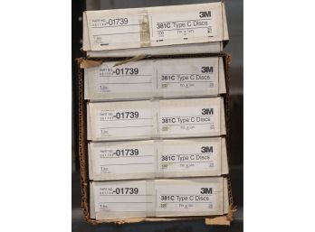 5 Boxes Of 3M 01739 7' 100 Grade 381C TYPE C GRINDING DISC