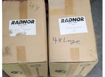 2 CASES OF RADNOR Workwear Pro-2 Coveralls TYVEK SUITS  Size 4X