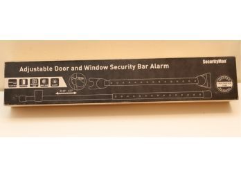 New In Box SecurityMan Adjustable Door And Window Bar Alarm