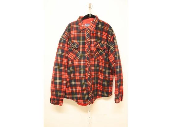 Northwest Winter Weight Insulated Flannel Shirt Size Large (H-24)