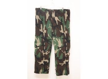 Fieldline Camouflage Fleece Hunting Pants Size Large Thinsulate Insulation