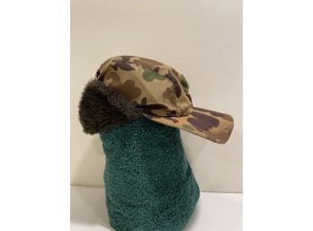 Vintage Bob Allen  Camo Winter Duck Hunting Hat