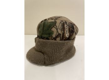 Vintage Real Tree Camo Winter Hunting Hat