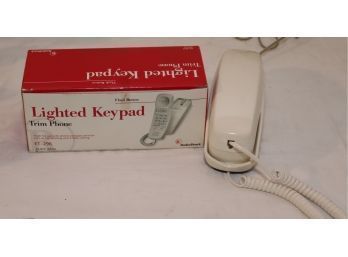Vintage Radio Shack Lighted Keypad Slimline Telephone