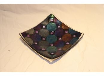 2008 Signed Art Glass Plate
