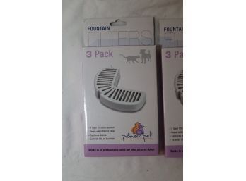 2 Packages Of Pioneer Pet Raindrop Pet Fountain Replacement Filters