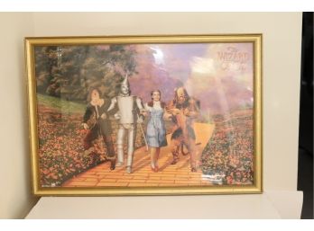 THE WIZARD OF OZ POSTER FRAMED