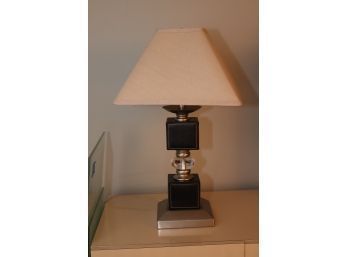 Table Lamp Leather Cubes