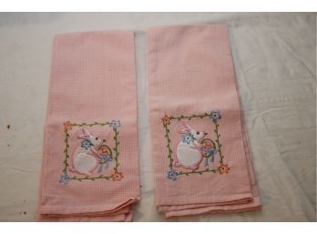 Easter Bunny Hand Towels