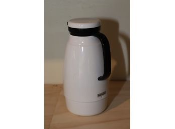 White/ Black Crown Corning Thermique Coffee Carafe