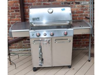 Weber Genesis S-330, Stainless Steel, Natural NG Gas Grill 6670001 With Side Burner