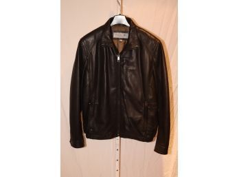 Men's Andrew Marc New York Leather Jacket Size M  (M-2)