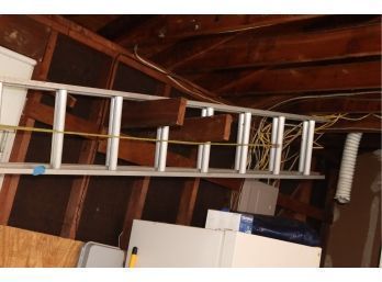 22' Household Aluminum Extension Ladder