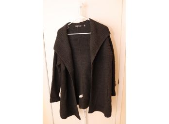 Vince Hooded Sweater Coat Jacket Size M