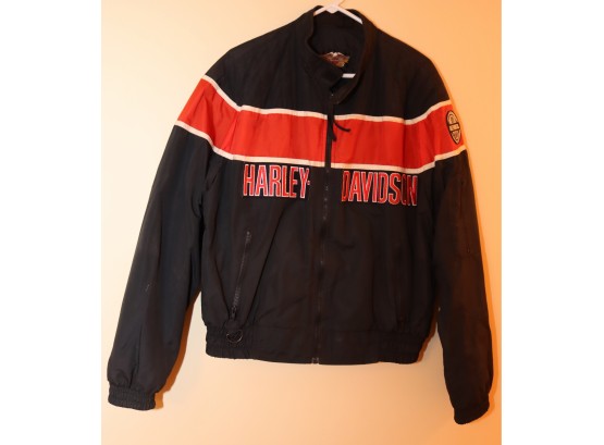 Vintage Men's Harley Davidson Motorcycle Racing Jacket XL Made In USA