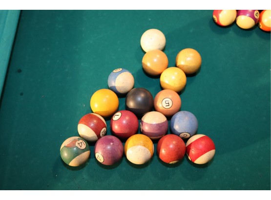 Vintage Billiards Pool Balls