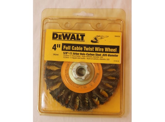 DeWalt 4' Full Circle Twist Wire Wheel  (T-28)