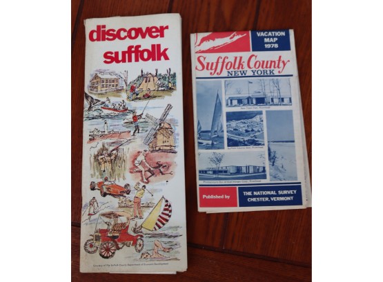 Vintage Suffolk County Travel Pamphlets