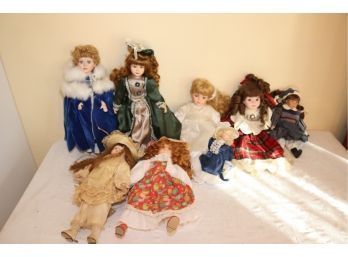 Porcelain Dolls Doll Lot 2 Some Seymour Mann
