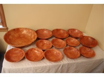 Wooden Salad Bowl Set Wood Serving  Bowls